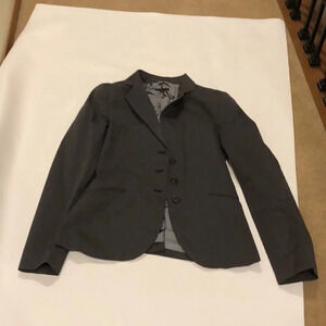 Sisley Grey pinstriped three button jacket
